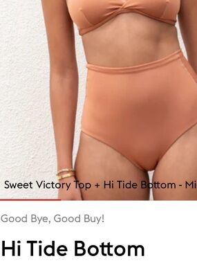 Left On Friday Hi Tide High-Rise Bottom - Mirage Peach